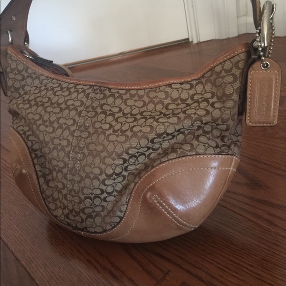 Coach Miniature Canvas Shoulder Bag - Picture 8 of 8